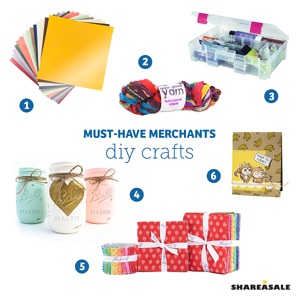 Must-Have-Merchants: DIY Crafts - ShareASale Blog