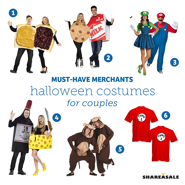Must-Have-Merchants: Halloween for Couples - ShareASale Blog