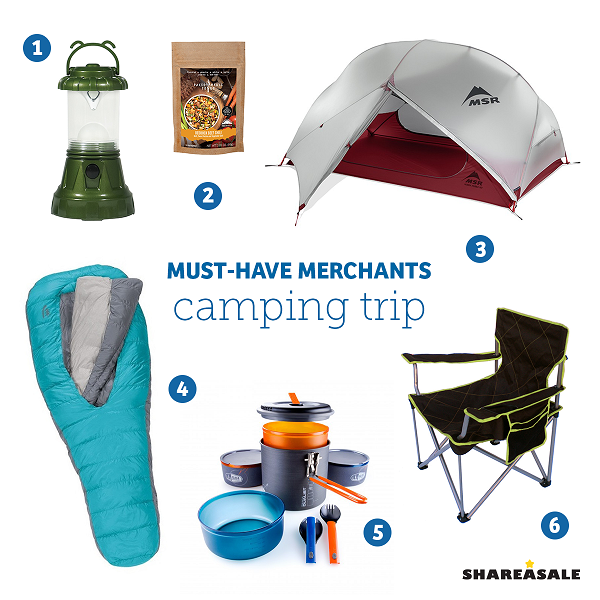 Must-Have-Merchants: Camping Trip